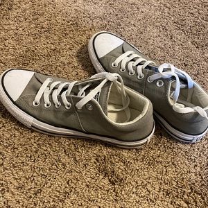 Converse, between light and dark green. worn twice.